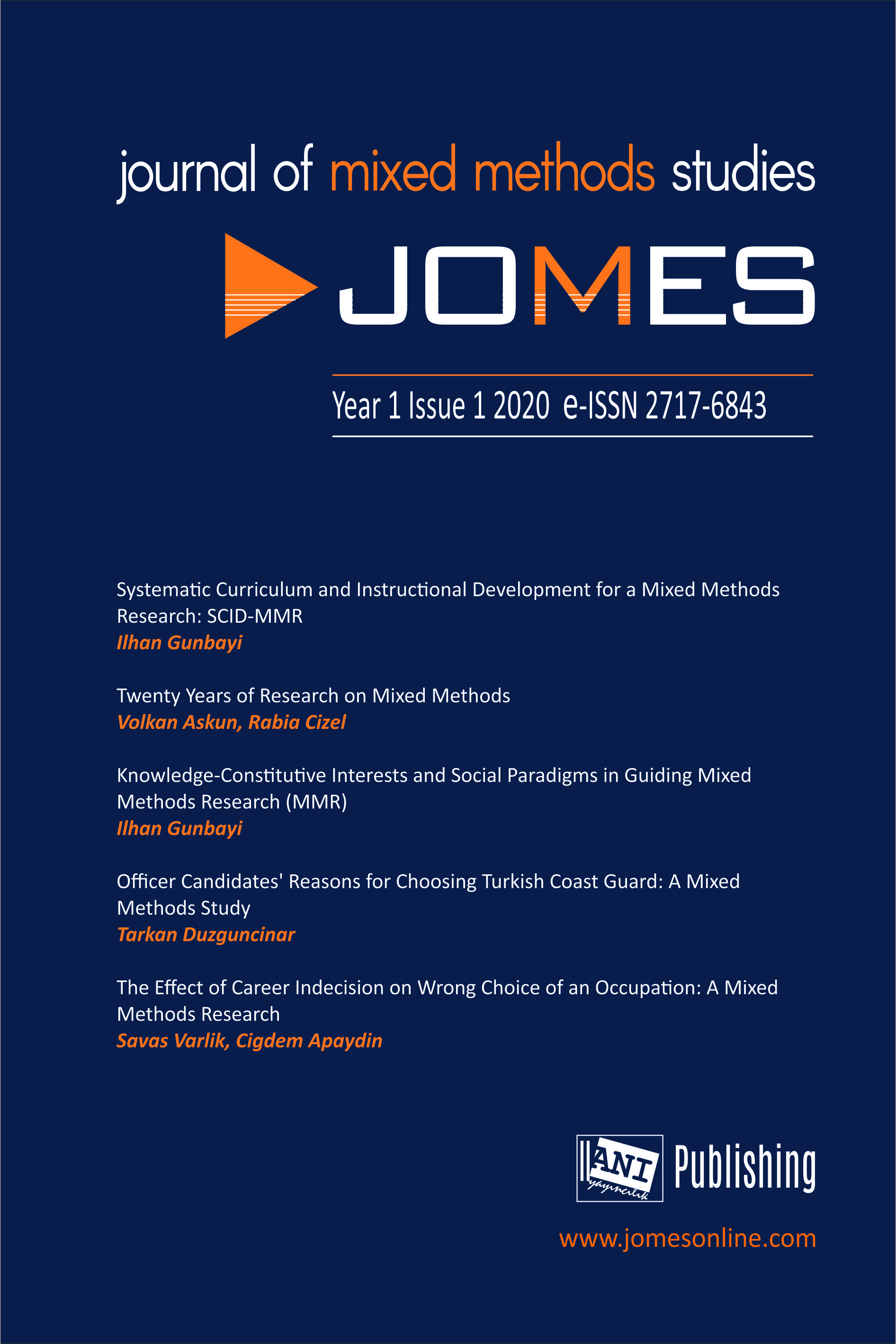 					View No. 1 (2020): Journal of Mixed Methods Studies 
				