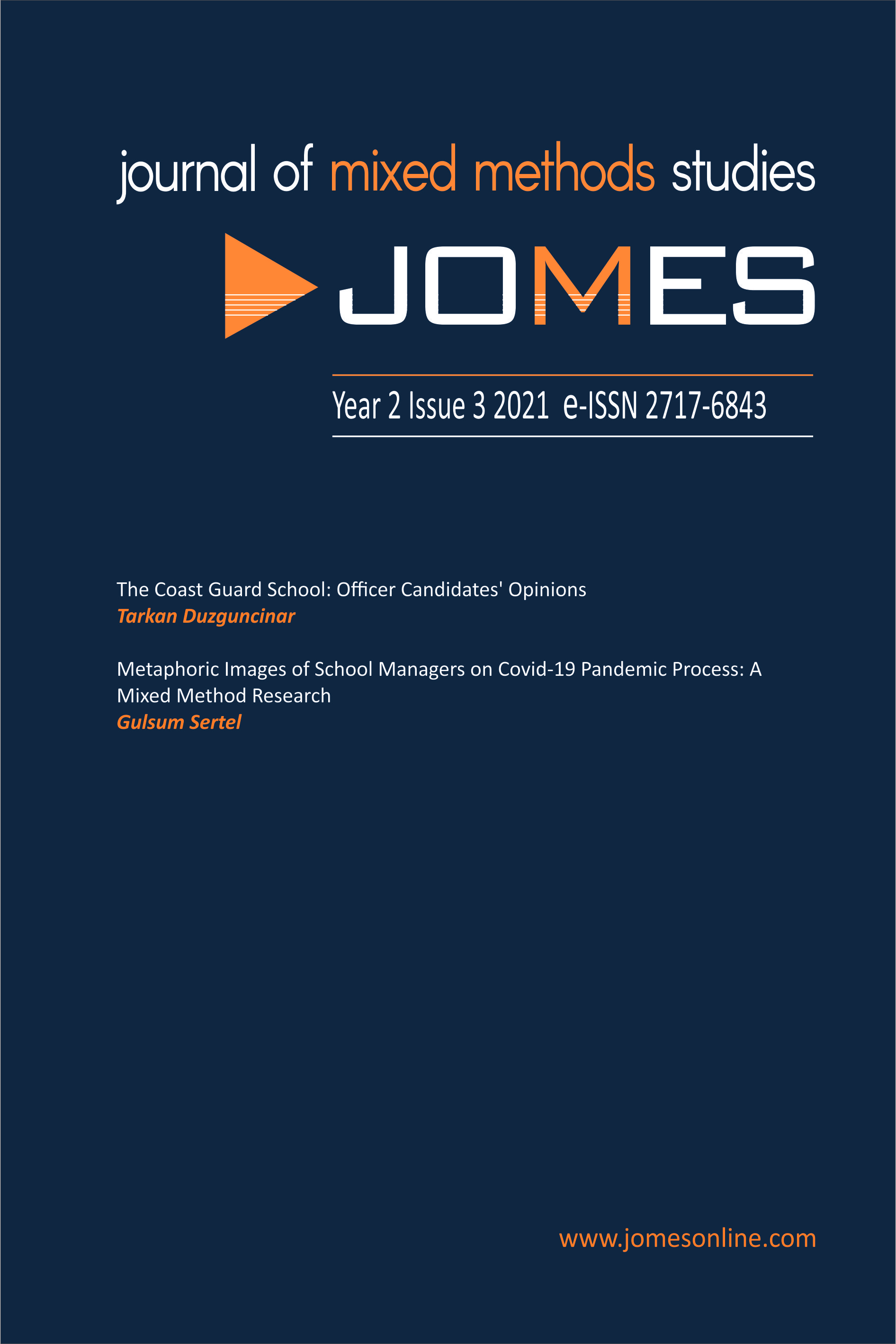 					View No. 3 (2021):  Journal of Mixed Methods Studies
				